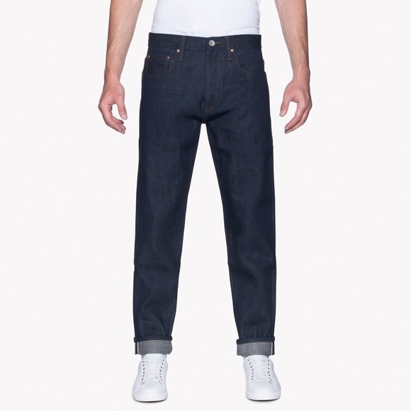 The Unbranded Brand UB621 Relaxed Tapered, 21oz Selvedge Denim Jeans, Size 32 - Picture 1 of 13